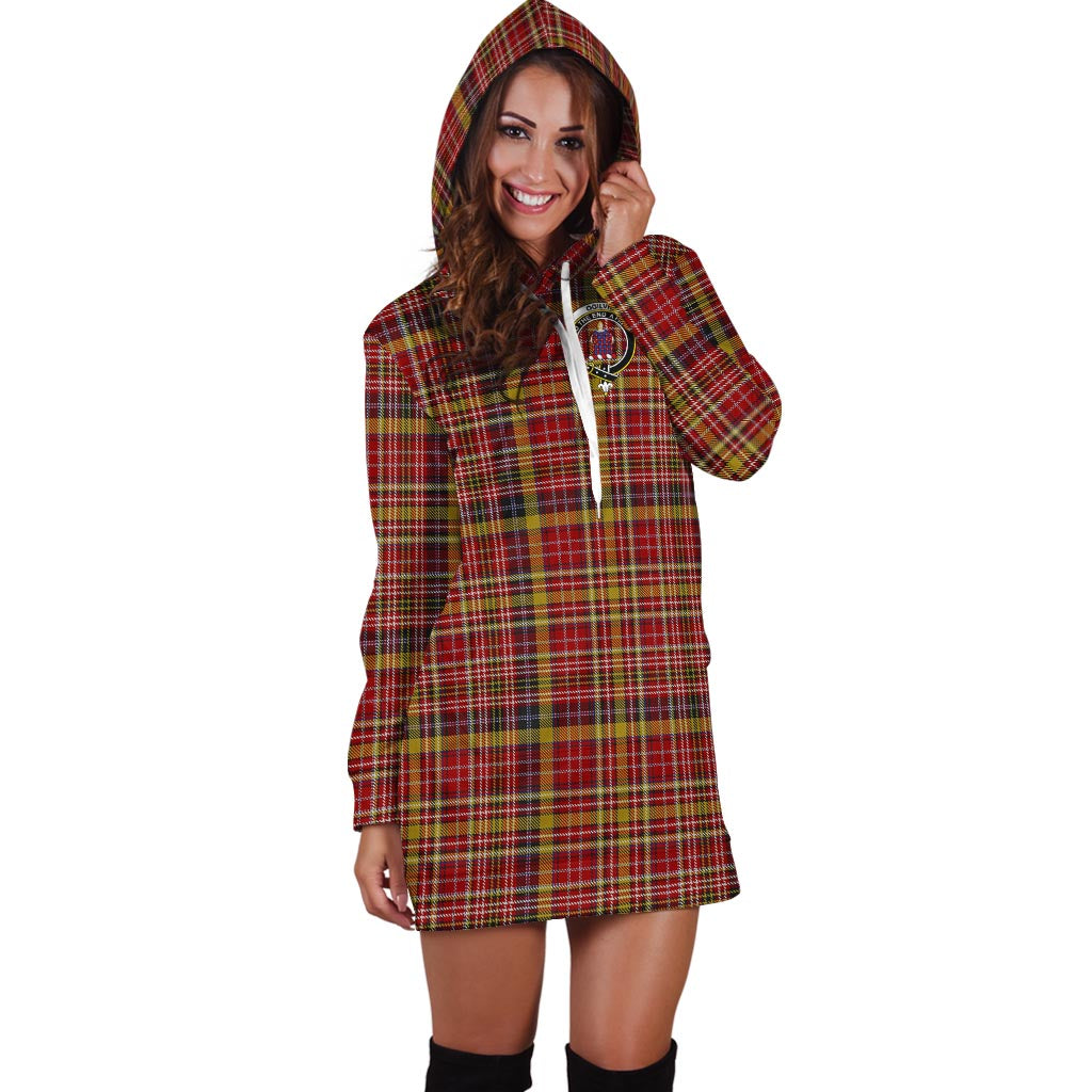 Ogilvie (Ogilvy) of Strathallan Tartan Hoodie Dress with Family Crest - Tartan Vibes Clothing