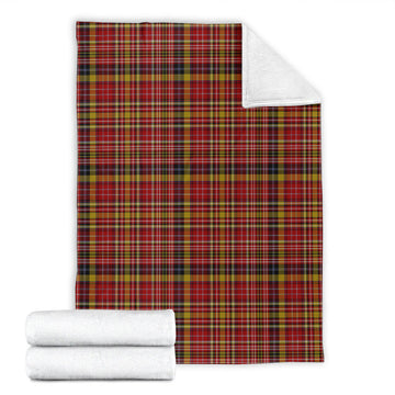 Ogilvie (Ogilvy) of Strathallan Tartan Blanket