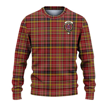 Ogilvie (Ogilvy) of Strathallan Tartan Ugly Sweater with Family Crest