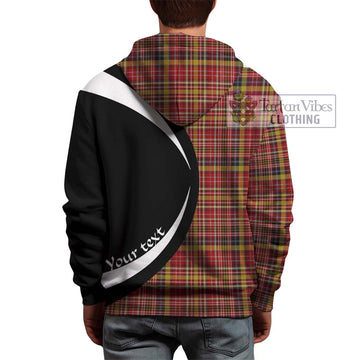 Ogilvie (Ogilvy) of Strathallan Tartan Hoodie with Family Crest Circle Style