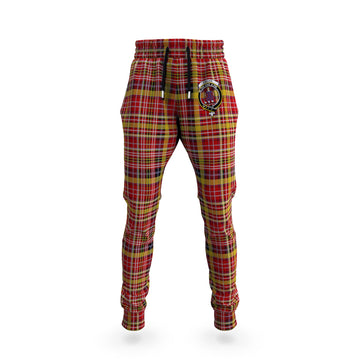 Ogilvie (Ogilvy) of Strathallan Tartan Joggers Pants with Family Crest