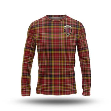 Ogilvie (Ogilvy) of Strathallan Tartan Long Sleeve T-Shirt with Family Crest