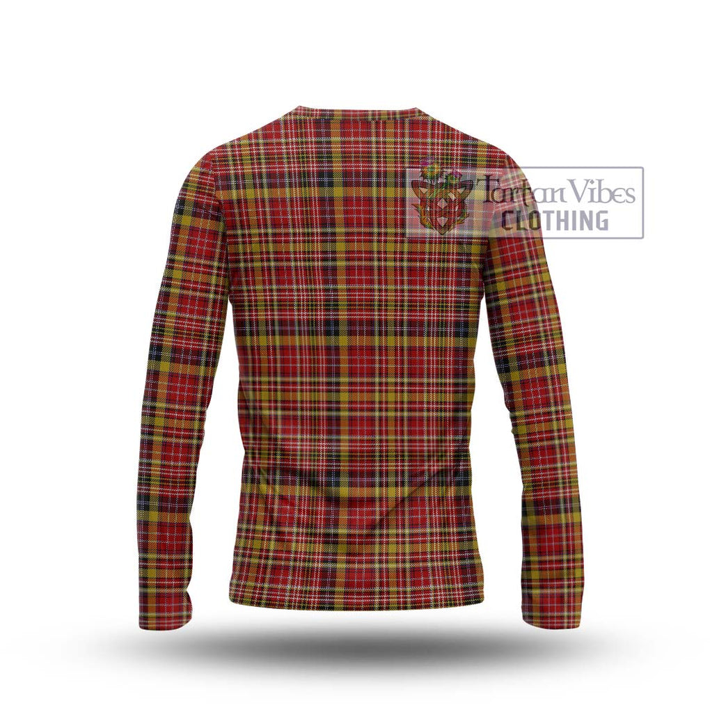 Ogilvie (Ogilvy) of Strathallan Tartan Long Sleeve T-Shirt with Family Crest DNA In Me Style - Tartanvibesclothing Shop