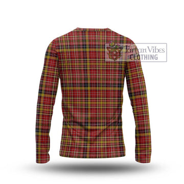 Ogilvie (Ogilvy) of Strathallan Tartan Long Sleeve T-Shirt with Family Crest DNA In Me Style