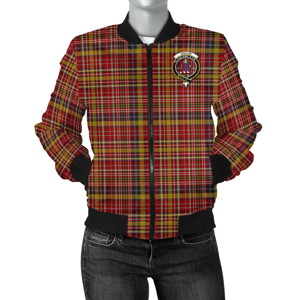 ogilvie-ogilvy-of-strathallan-tartan-bomber-jacket-with-family-crest