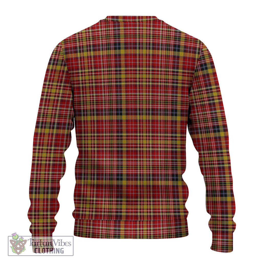 Ogilvie (Ogilvy) of Strathallan Tartan Knitted Sweater with Family Crest DNA In Me Style - Tartanvibesclothing Shop