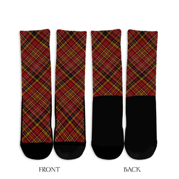 Ogilvie (Ogilvy) of Strathallan Tartan Crew Socks Cross Tartan Style