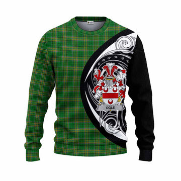 Ogle Irish Clan Knitted Sweater Celtic Circle Style Unisex - Tartan Vibes Clothing