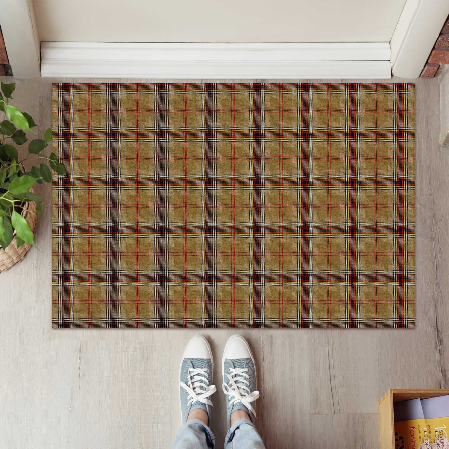 O'Keefe Tartan Rubber Doormat - Tartan Vibes Clothing