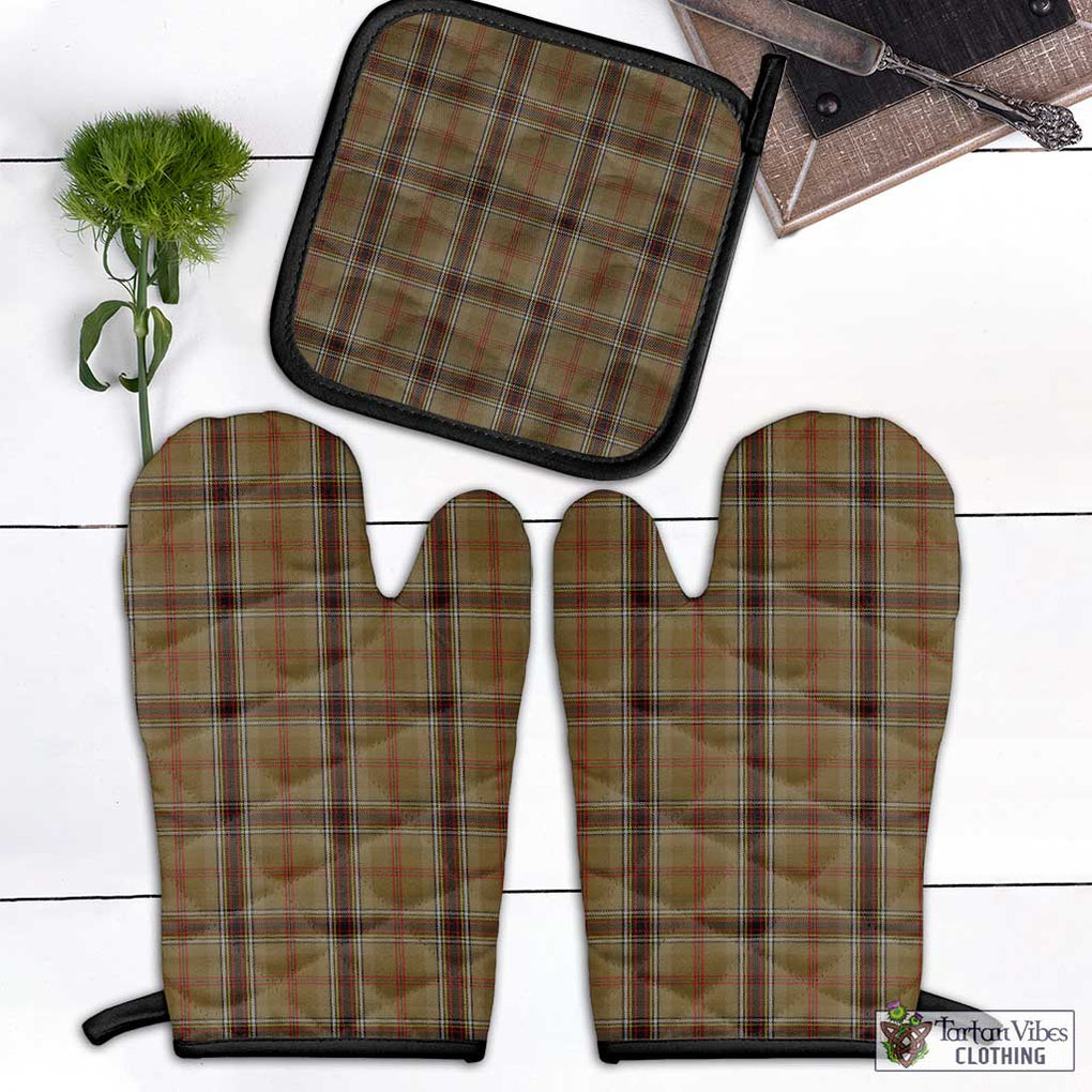 O'Keefe Tartan Combo Oven Mitt & Pot-Holder Black - Tartan Vibes Clothing