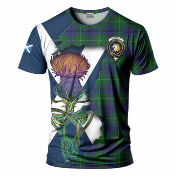 Oliphant Tartan Family Crest T-Shirt Scottish Thistle Celtic Inspired Kid's Shirt - Tartan Vibes Clothing