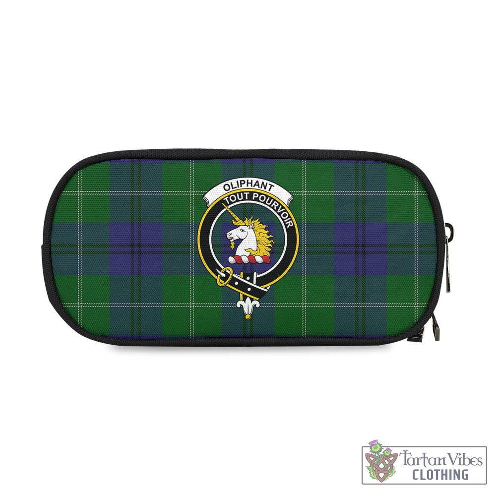 Oliphant Tartan Pen and Pencil Case with Family Crest One Size 4.13*8.74 inch - Tartan Vibes Clothing