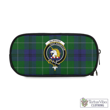 Oliphant Tartan Pen and Pencil Case with Family Crest One Size 4.13*8.74 inch - Tartan Vibes Clothing