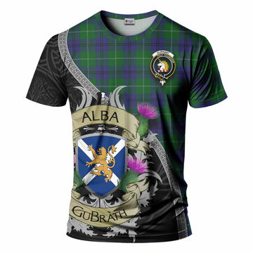 Oliphant Tartan Family Crest T-Shirt Lion Rampant Royal Thistle Shield Celtic Inspired Kid's Shirt - Tartan Vibes Clothing