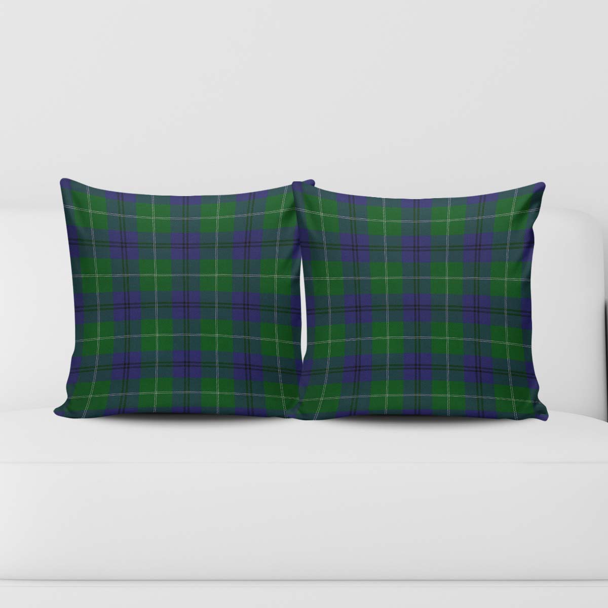 Oliphant Tartan Pillow Cover Square Pillow Cover - Tartanvibesclothing