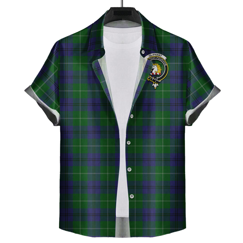 oliphant-tartan-short-sleeve-button-down-shirt-with-family-crest