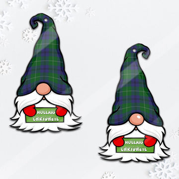 Oliphant Gnome Christmas Ornament with His Tartan Christmas Hat