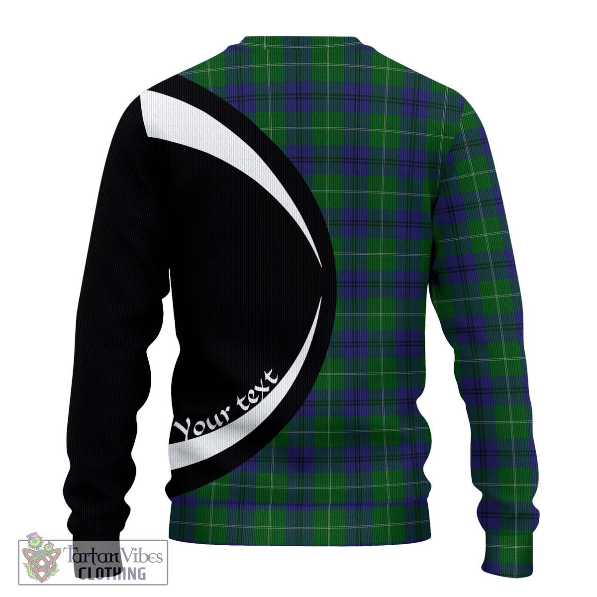 Oliphant Tartan Ugly Sweater with Family Crest Circle Style - Tartan Vibes Clothing