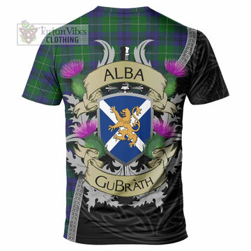 Oliphant Tartan Family Crest T-Shirt Lion Rampant Royal Thistle Shield Celtic Inspired - Tartan Vibes Clothing