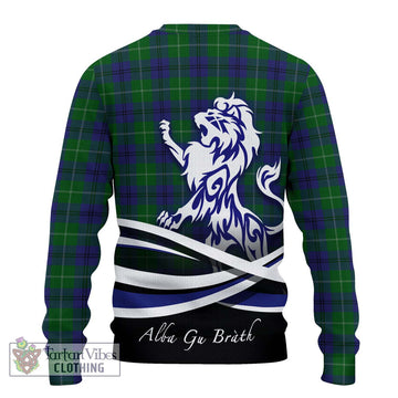 Oliphant Tartan Ugly Sweater with Alba Gu Brath Regal Lion Emblem - Tartan Vibes Clothing