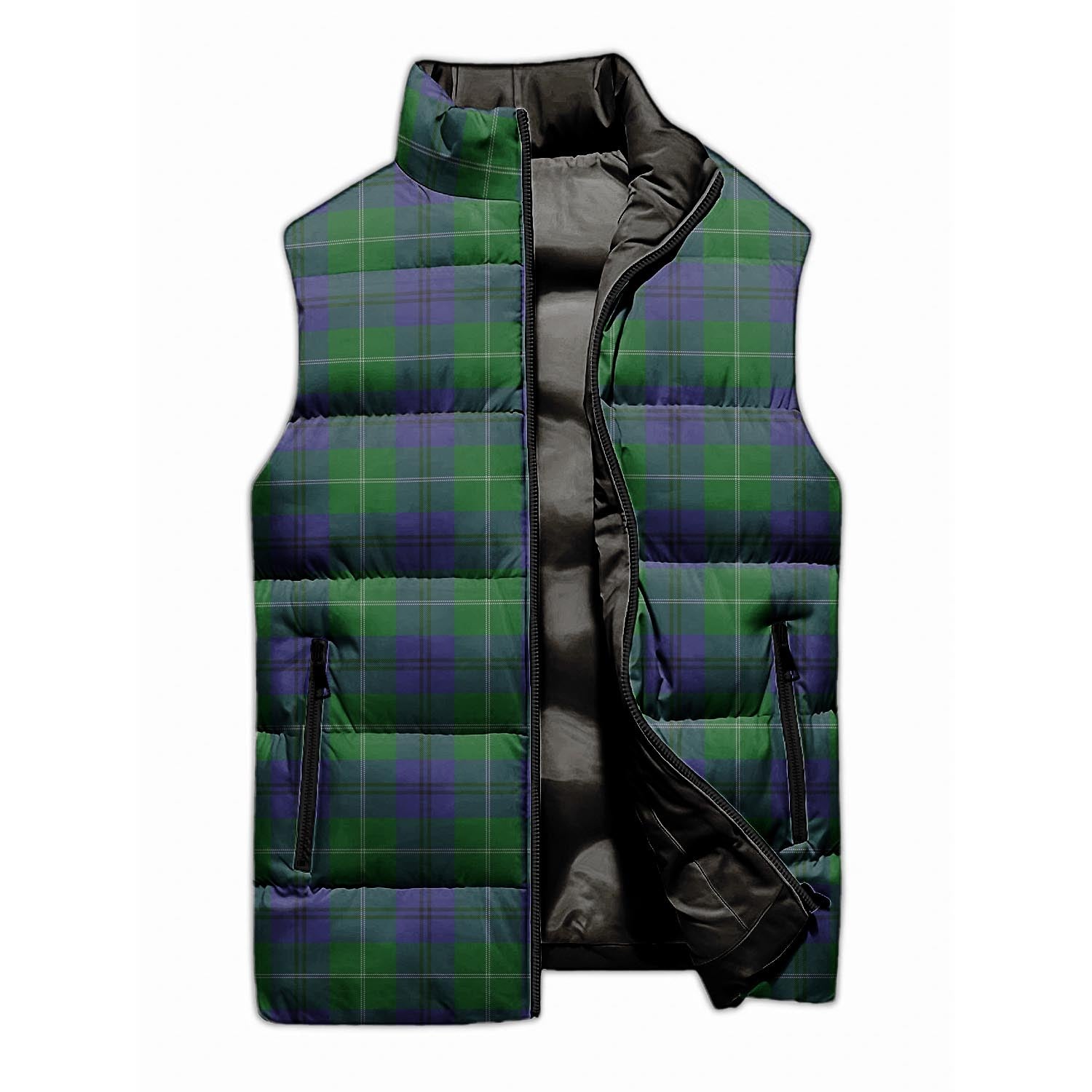 Oliphant Tartan Sleeveless Puffer Jacket - Tartanvibesclothing