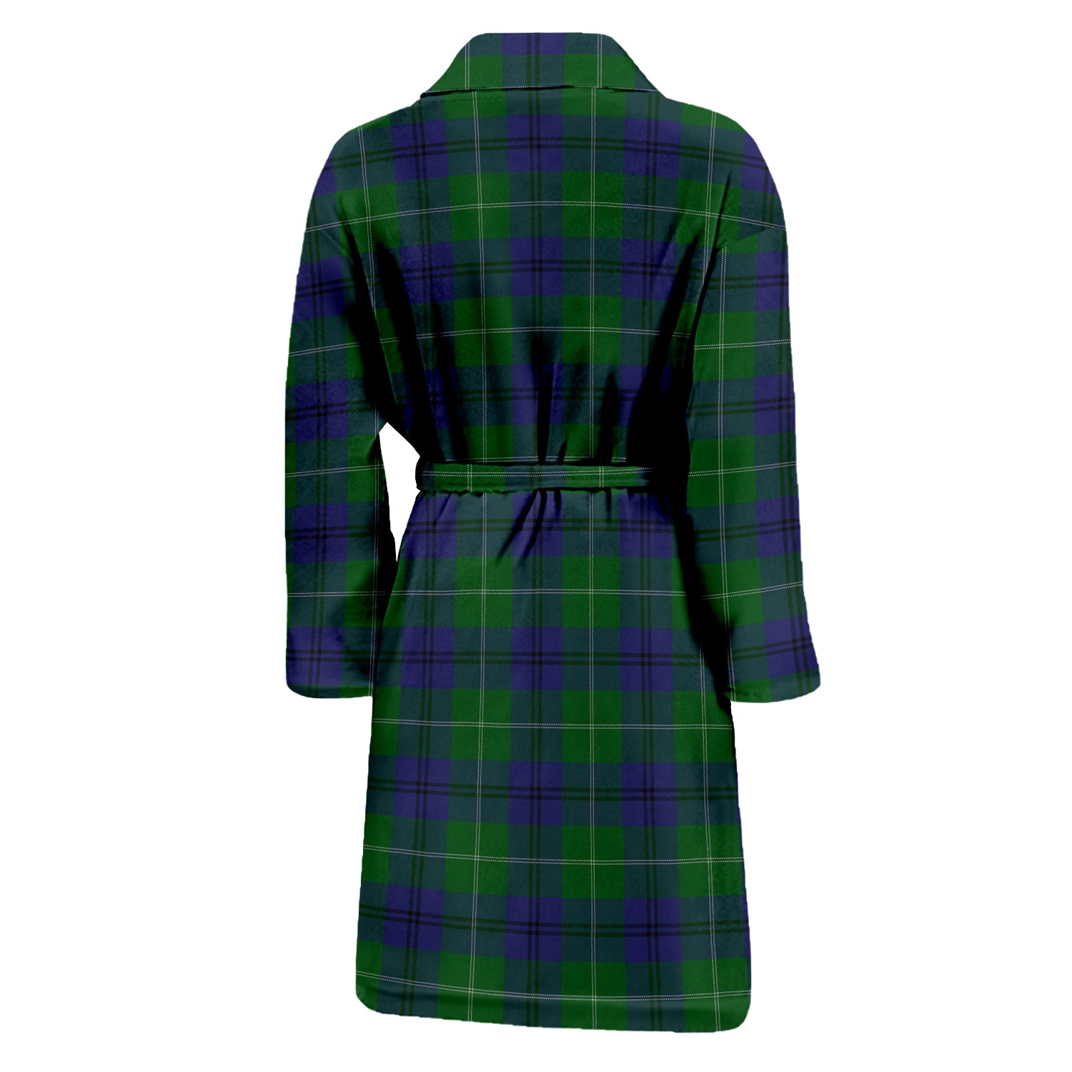 Oliphant Tartan Bathrobe with Family Crest - Tartan Vibes Clothing