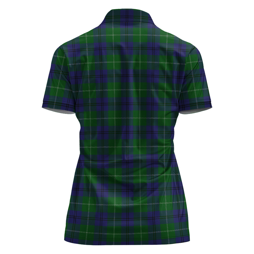 Oliphant Tartan Polo Shirt with Family Crest For Women - Tartan Vibes Clothing