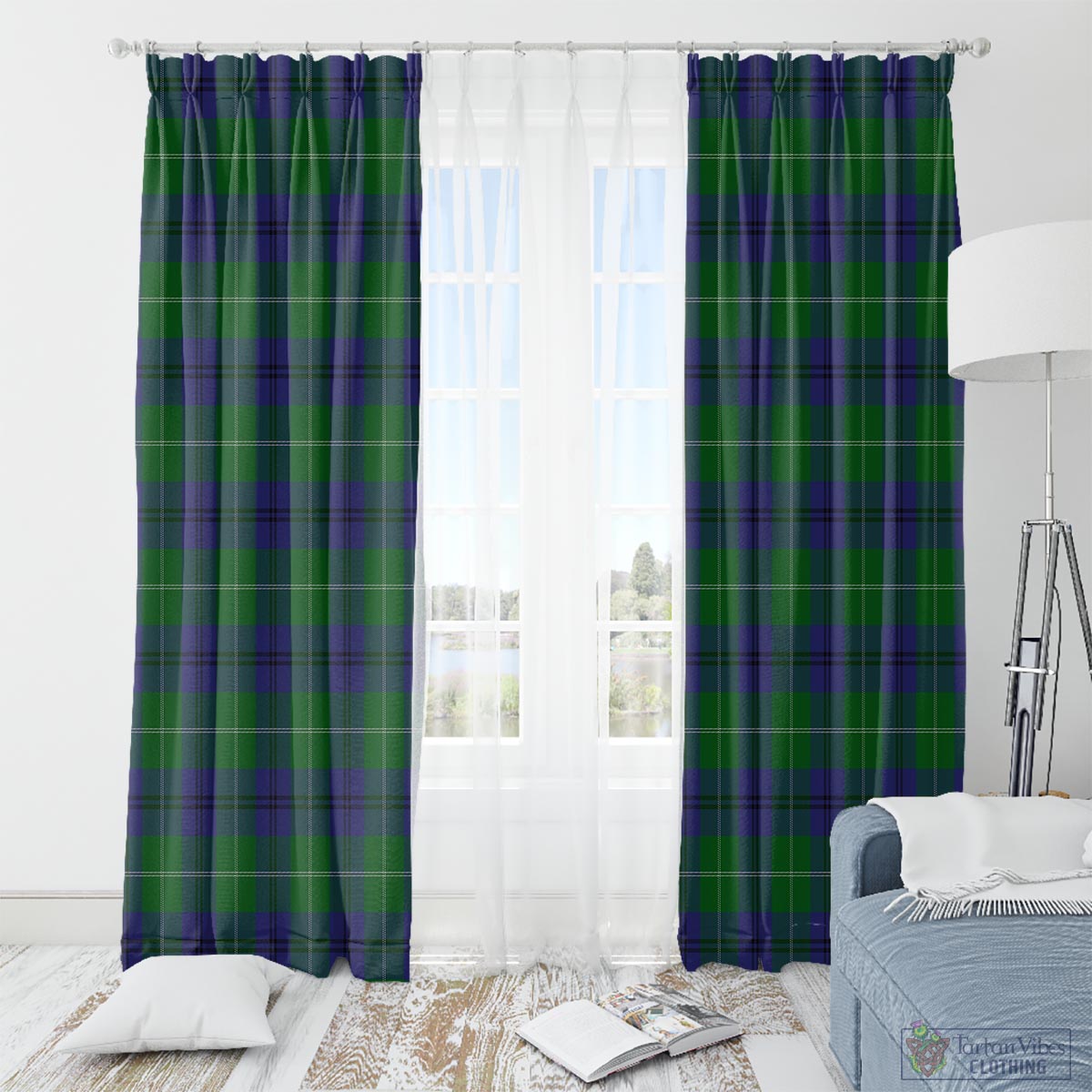 Oliphant Tartan Window Curtain - Tartan Vibes Clothing