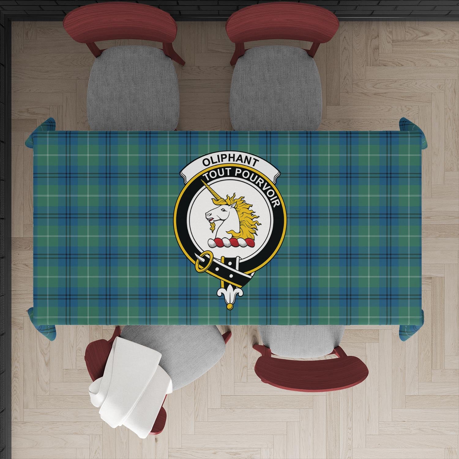 oliphant-ancient-tatan-tablecloth-with-family-crest