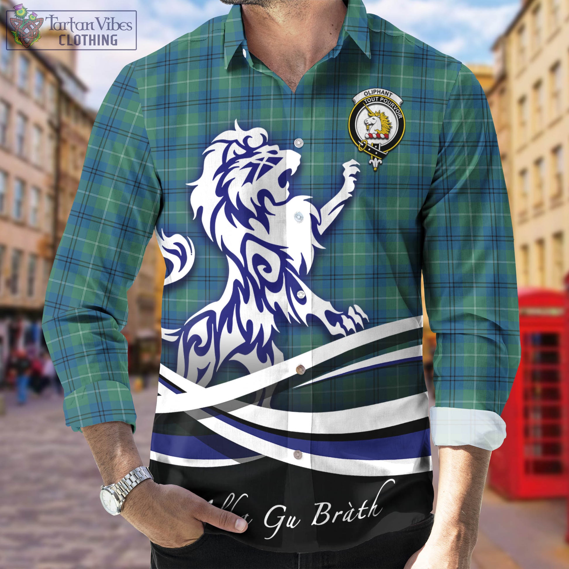 oliphant-ancient-tartan-long-sleeve-button-up-shirt-with-alba-gu-brath-regal-lion-emblem