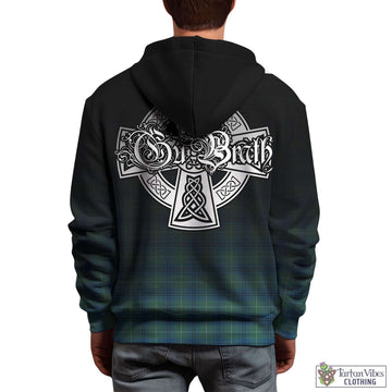 Oliphant Ancient Tartan Hoodie Featuring Alba Gu Brath Family Crest Celtic Inspired