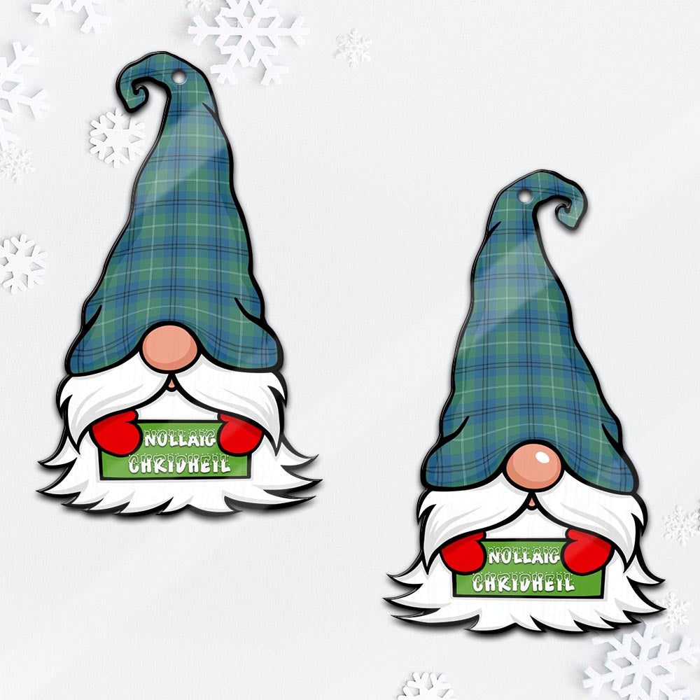 Oliphant Ancient Gnome Christmas Ornament with His Tartan Christmas Hat - Tartan Vibes Clothing