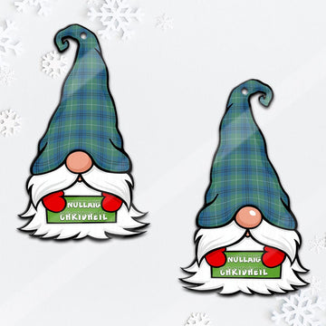 Oliphant Ancient Gnome Christmas Ornament with His Tartan Christmas Hat