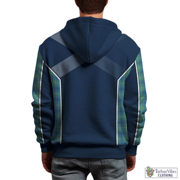 Oliphant Ancient Tartan Hoodie with Family Crest and Scottish Thistle Vibes Sport Style