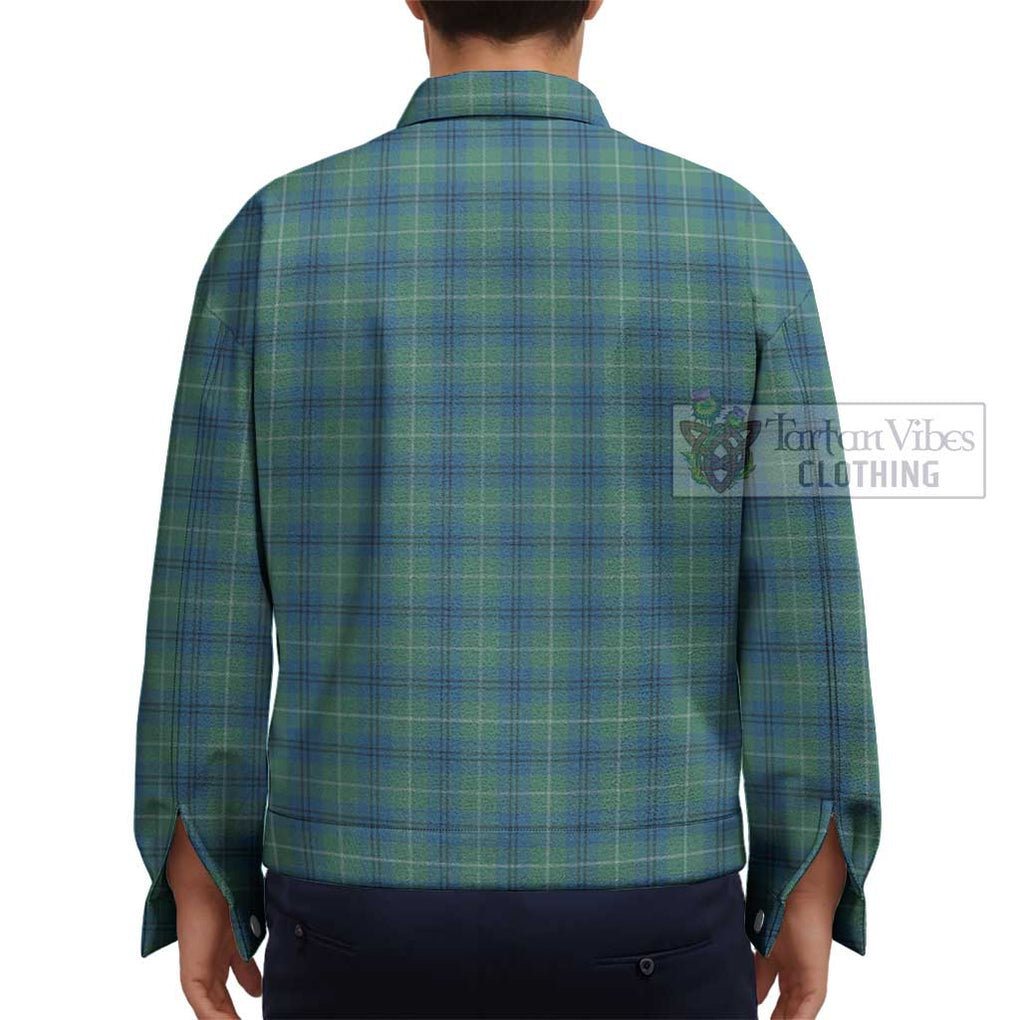 Oliphant Ancient Tartan Unisex Lapel Cotton Jacket - Tartan Vibes Clothing