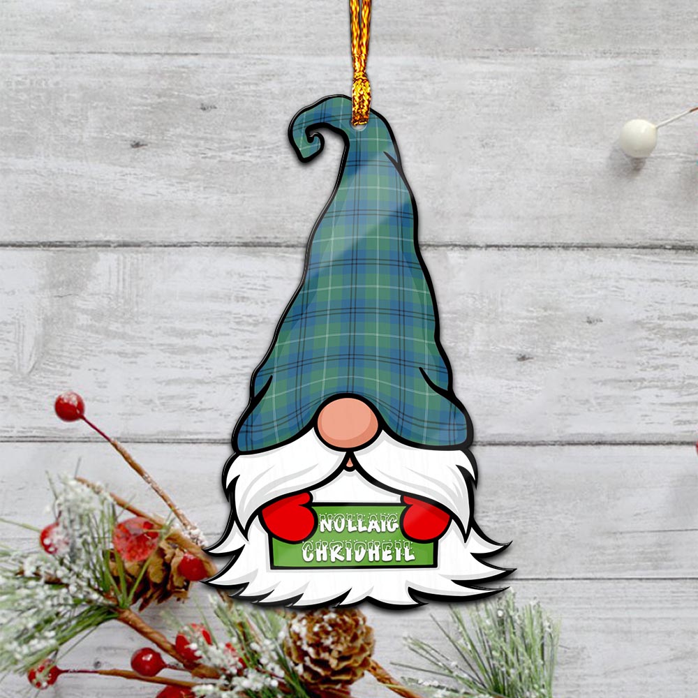 Oliphant Ancient Gnome Christmas Ornament with His Tartan Christmas Hat - Tartan Vibes Clothing