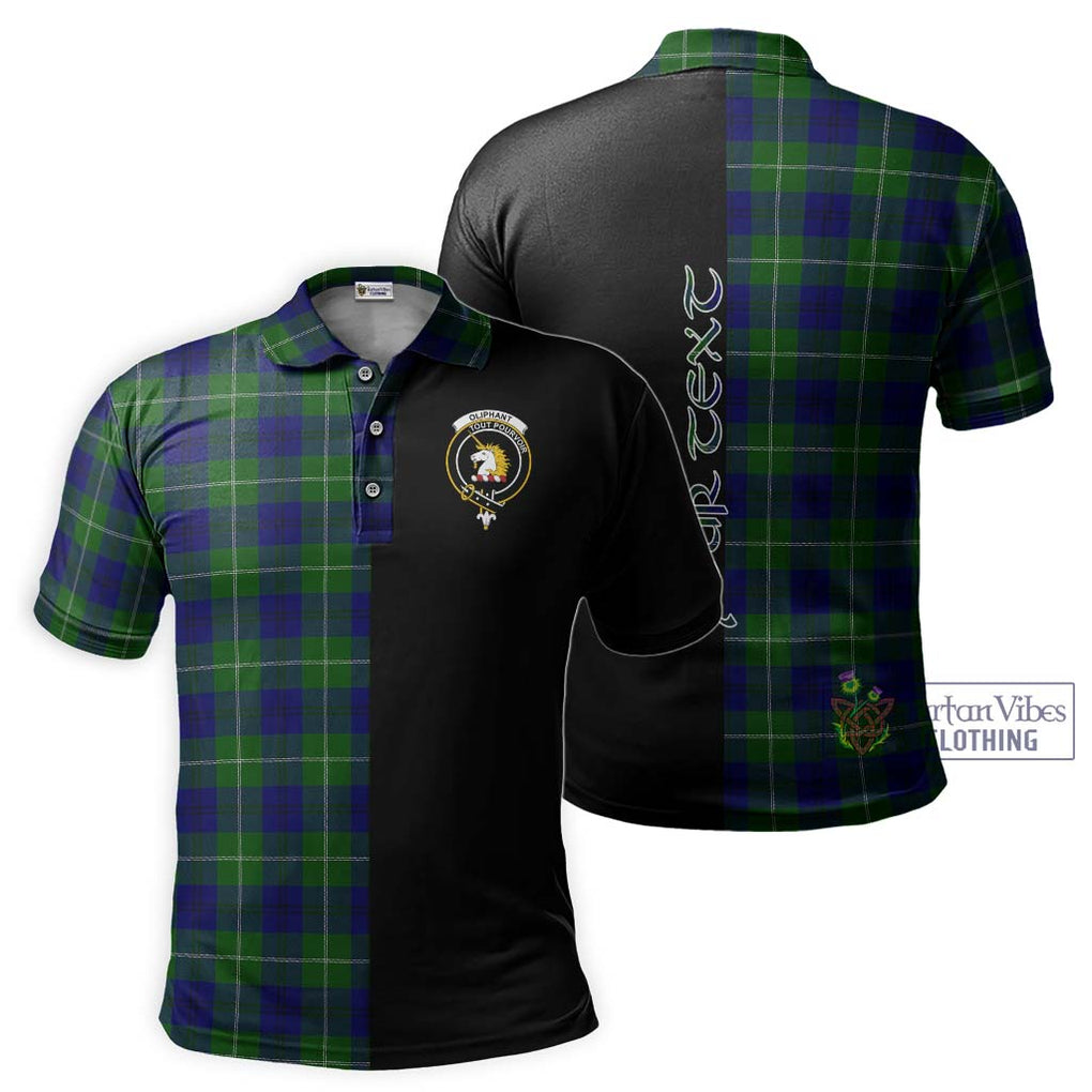 Oliphant Modern Tartan Polo Shirt with Family Crest and Half Of Me Style Kid - Tartanvibesclothing Shop