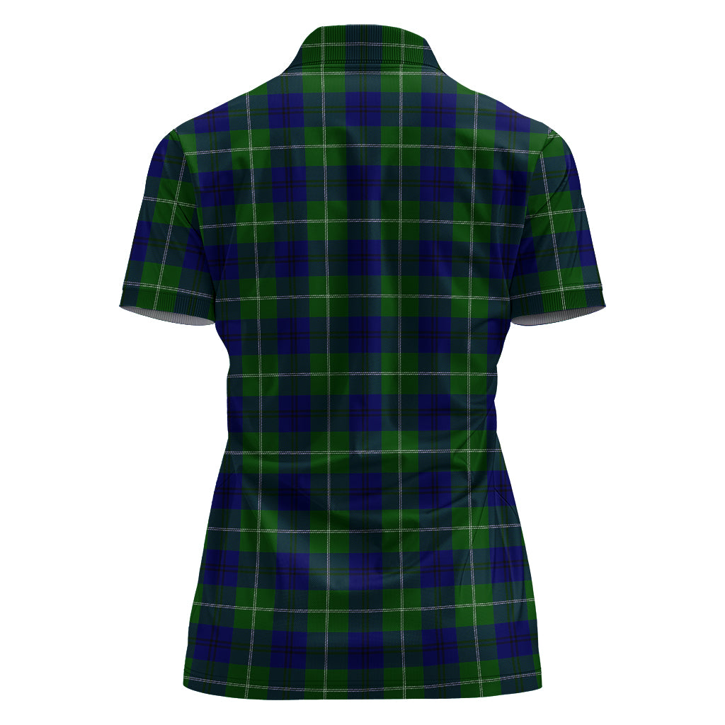 Oliphant Modern Tartan Polo Shirt with Family Crest For Women - Tartan Vibes Clothing