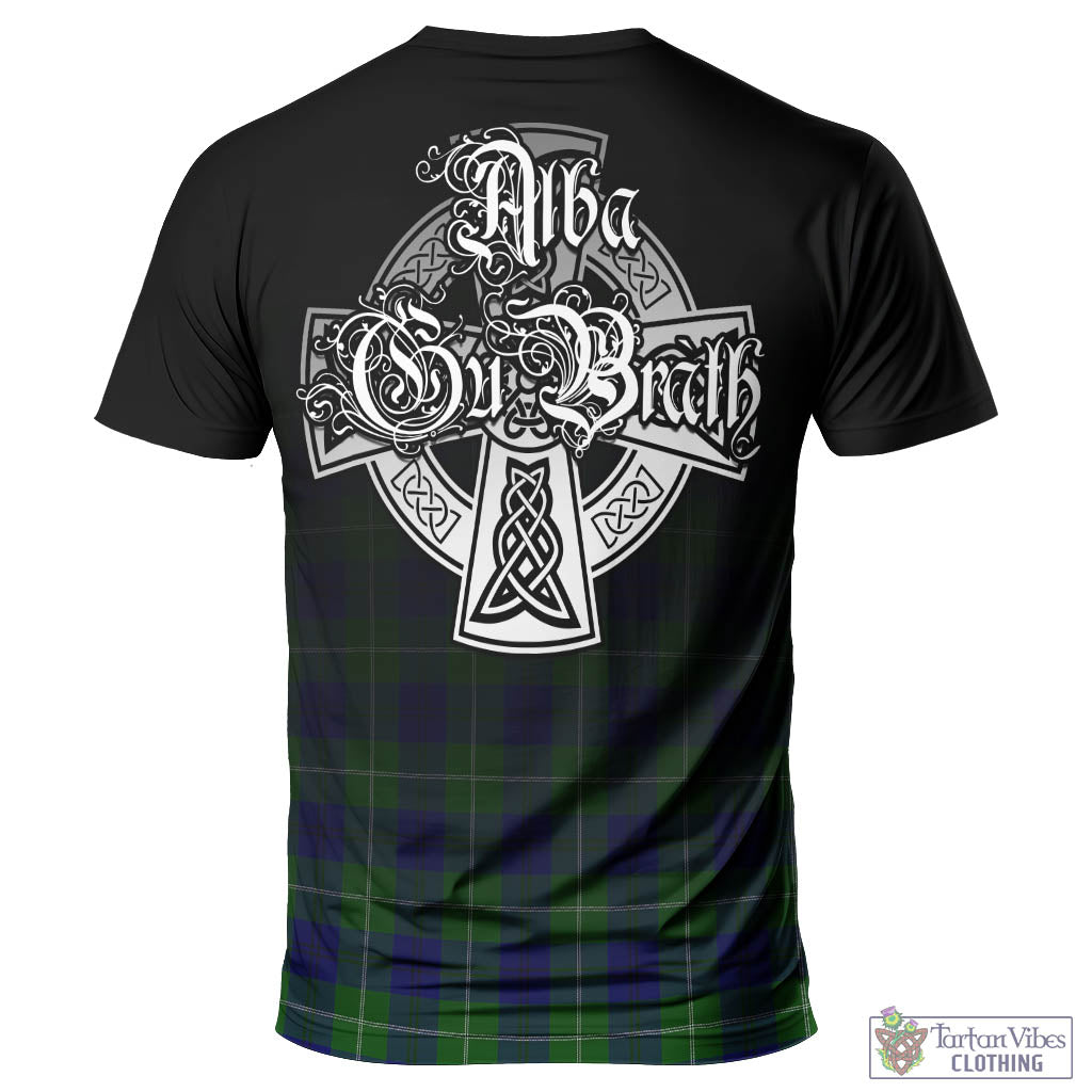 Tartan Vibes Clothing Oliphant Modern Tartan T-Shirt Featuring Alba Gu Brath Family Crest Celtic Inspired