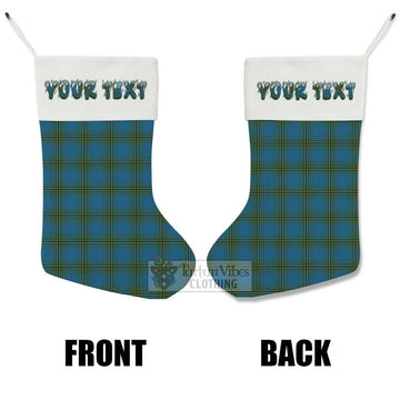Oliver Tartan Christmas Stocking with Personalized Text - Tartan Vibes Clothing