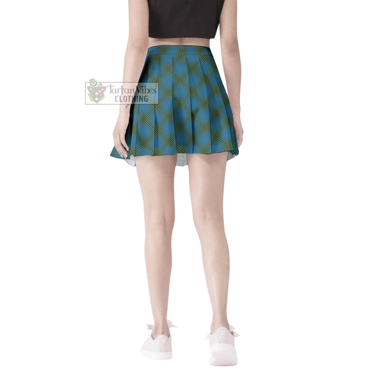 Oliver Tartan Women's Plated Mini Skirt Cross Style - Tartan Vibes Clothing