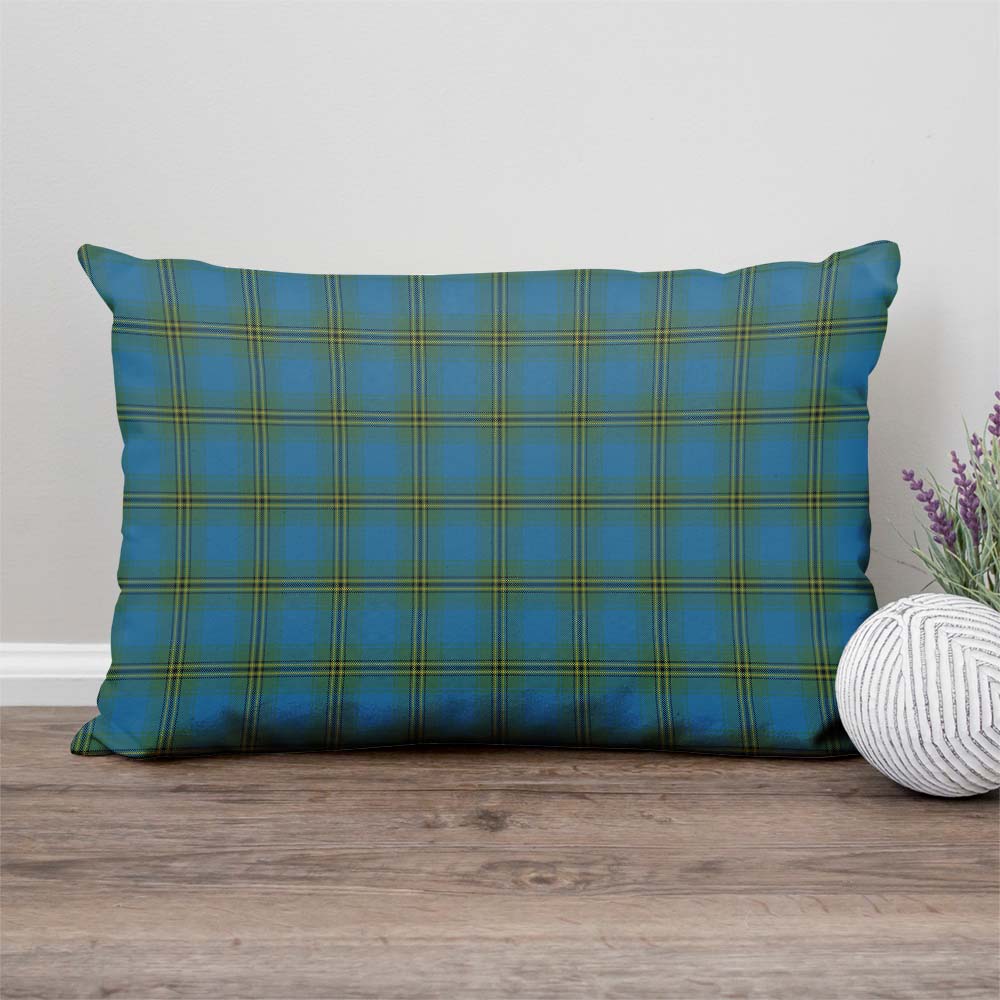 Oliver Tartan Pillow Cover Rectangle Pillow Cover - Tartanvibesclothing