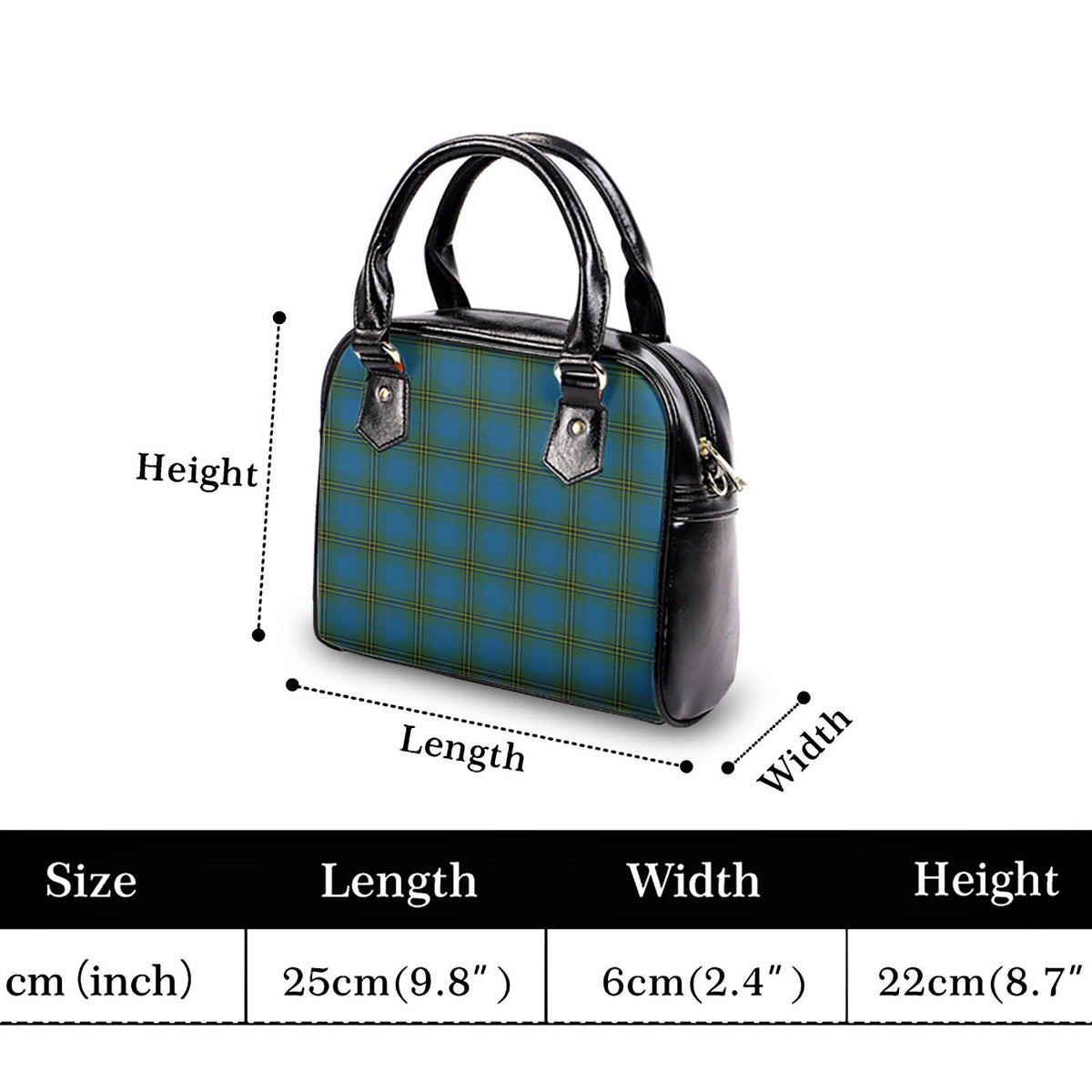 Oliver Tartan Shoulder Handbags - Tartan Vibes Clothing