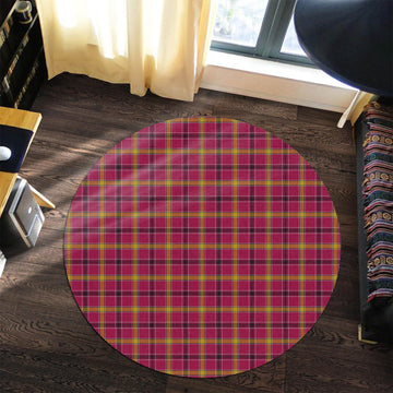 O'Meehan Tartan Round Rug Premium Round Rug - Tartan Vibes Clothing