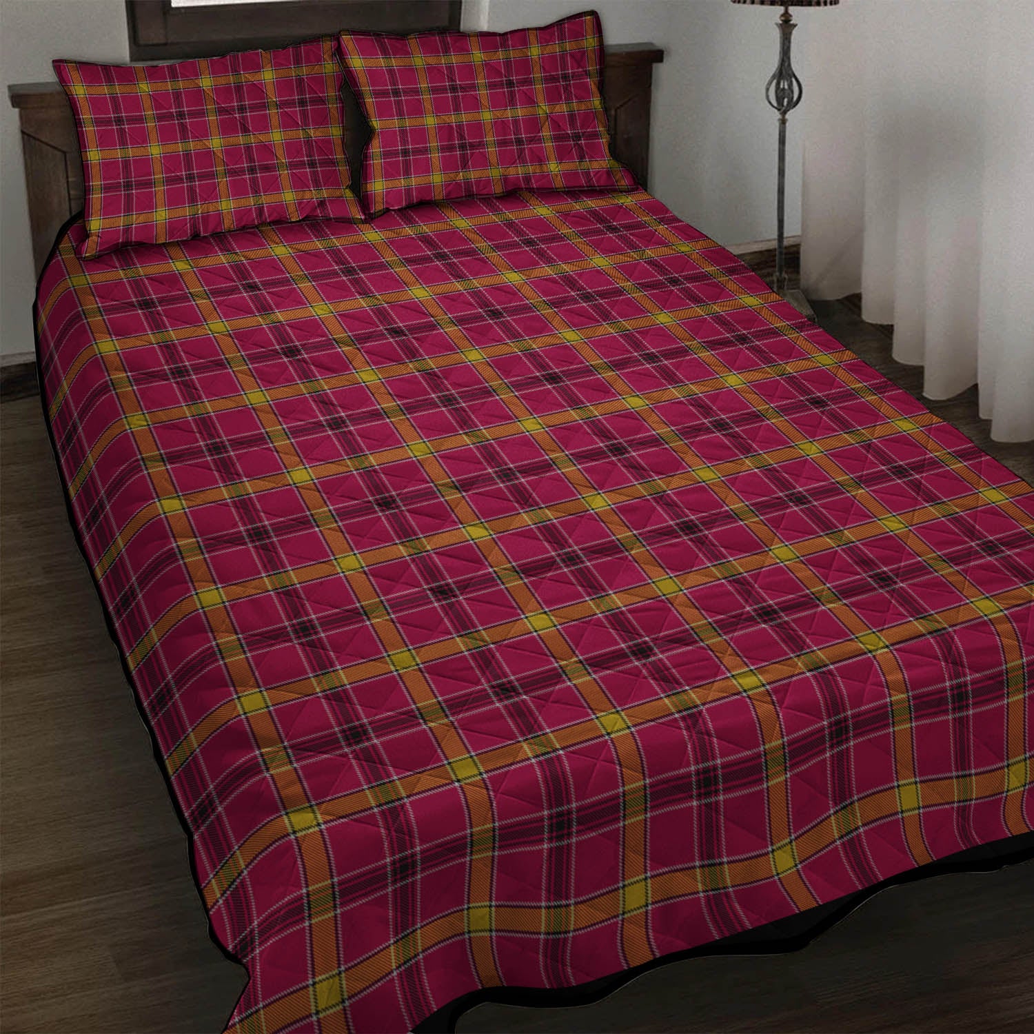 O'Meehan Tartan Quilt Bed Set - Tartan Vibes Clothing