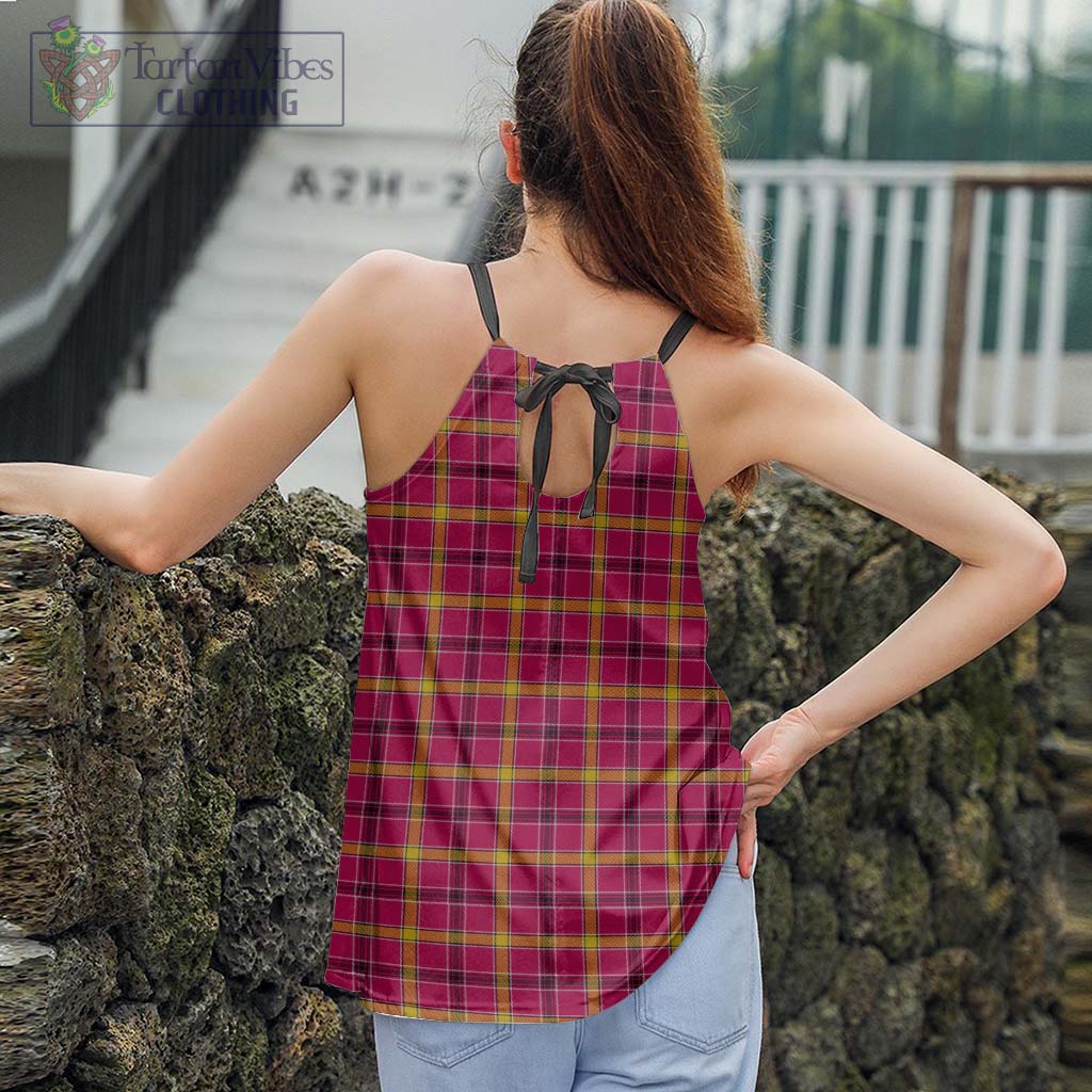 Tartan Vibes Clothing O'Meehan Tartan Loose Halter Neck Camisole