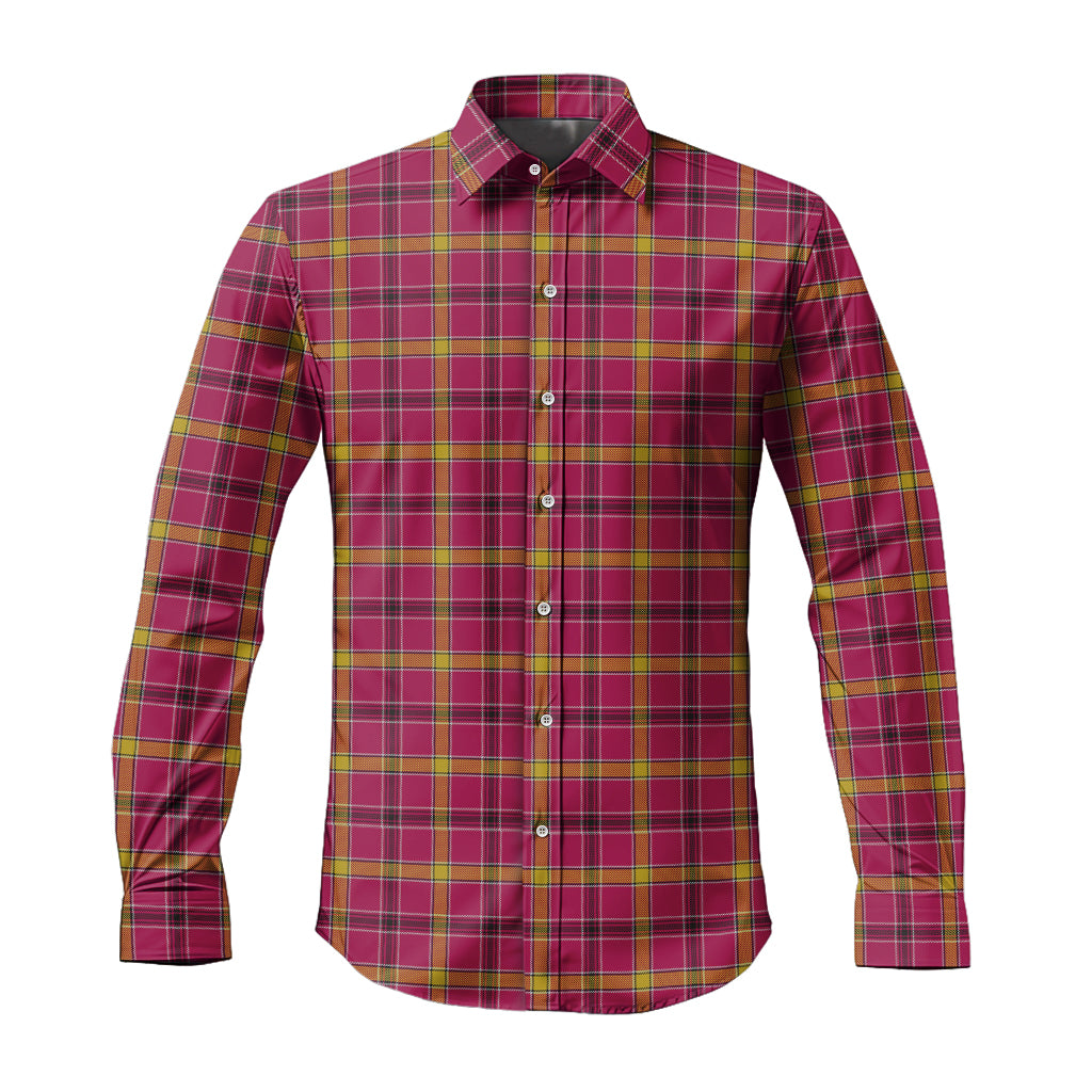 omeehan-tartan-long-sleeve-button-up-shirt