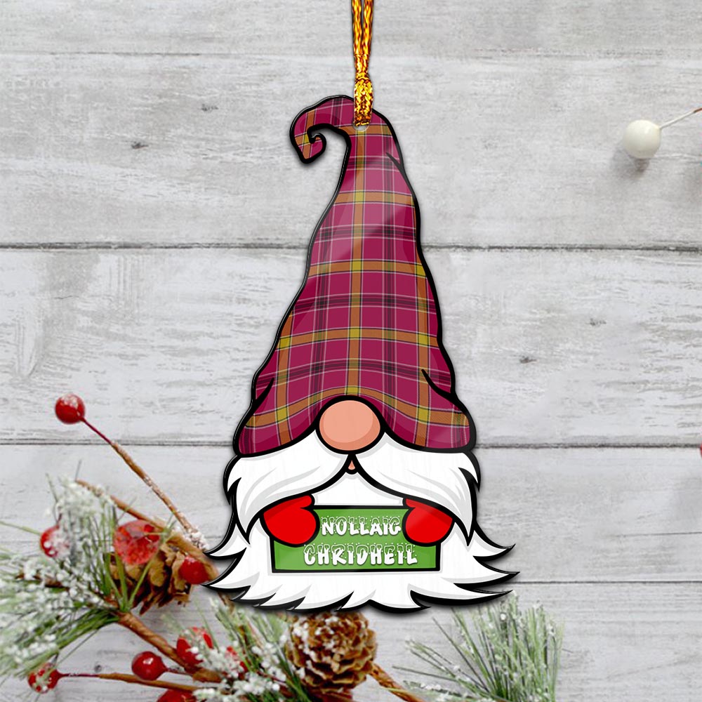 O'Meehan Gnome Christmas Ornament with His Tartan Christmas Hat - Tartan Vibes Clothing