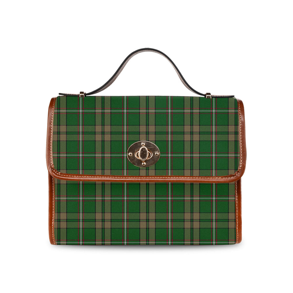 Tartan Vibes Clothing O'Neill Cliffford (Neill Cliffford) Ancient Tartan Leather Strap Waterproof Canvas Bag