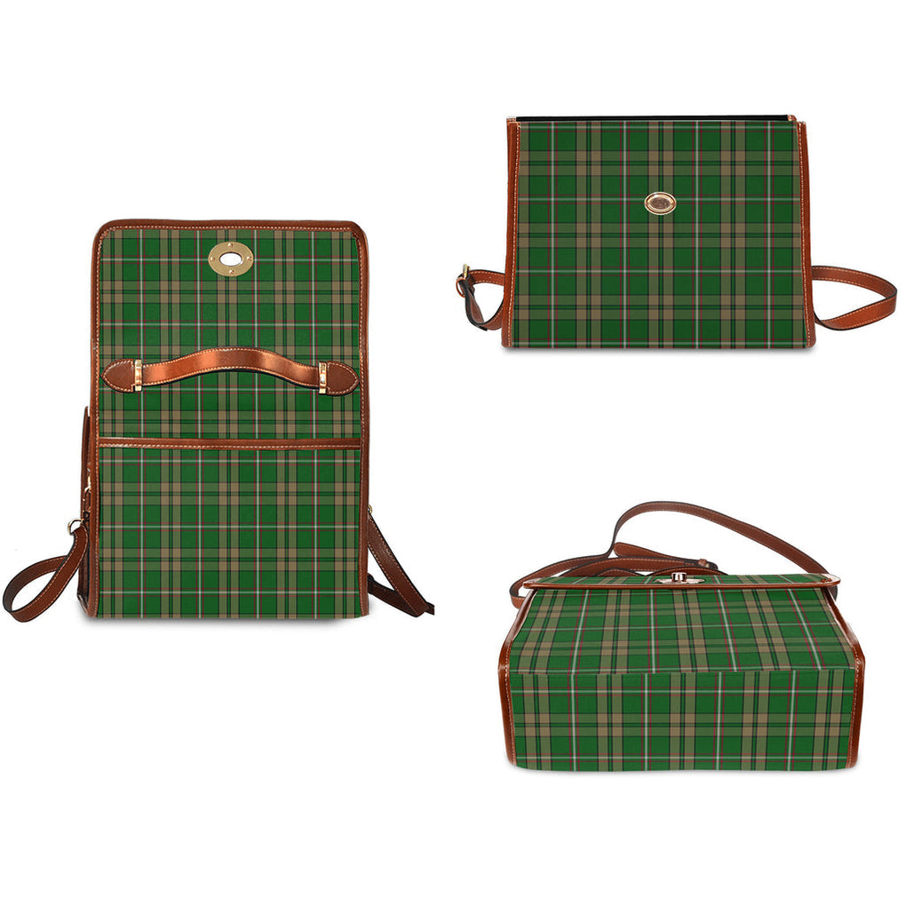 Tartan Vibes Clothing O'Neill Cliffford (Neill Cliffford) Ancient Tartan Leather Strap Waterproof Canvas Bag